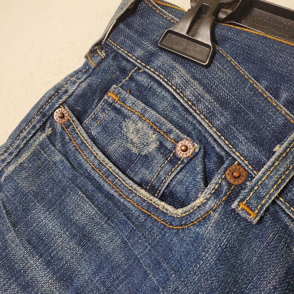 Ezra Fitch Y2K Low Rise Bootcut Jean Size 27 Medium Wash‎ Vintage Denim - Picture 2 of 13